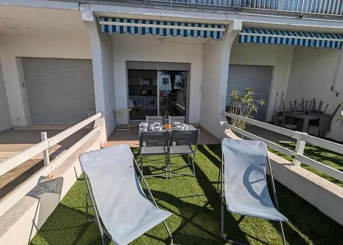 Appartement front de mer double terrasse