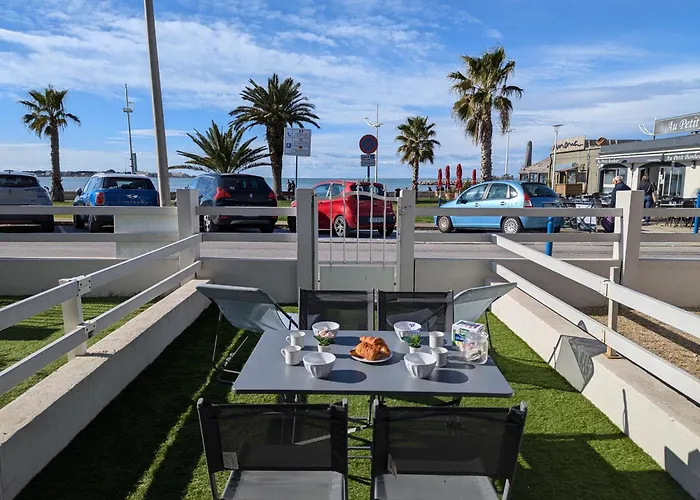 Appartement front de mer double terrasse